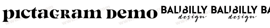 Pictagram Demo字体转换